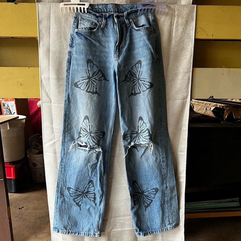 Arizona Wide Leg High Waist Jeans
